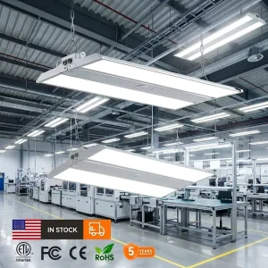 LED Industrial Light 200W LED Linear Highbay Light Aluminum Body ETL Linear High Bay Lighting Workshops