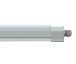 LED Integrated Tube Lights Waterproof Tri-proof Dimmable High CRI 80 for Warehouse Garage Supermarket Workshop Exhibition Hall