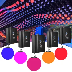 LED Kinetic Ball LED Kinetic Lighting System Full Color LED Disco Ball for Wedding Bar DJ Stage Party