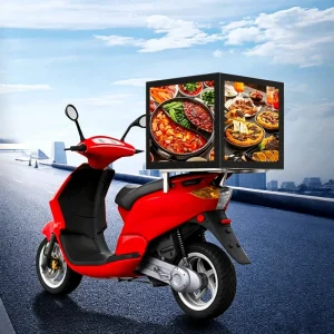 LED Light Box Display Outdoor Takeaway Box LED Playback Screen