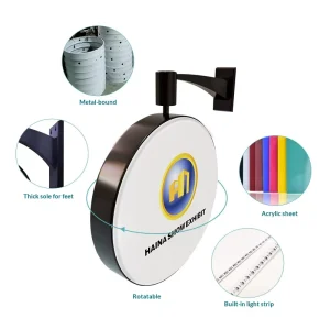 LED Light Emitting Aluminum Blister Light Box Custom Advertising Sign Indoor Outdoor Wall Mounted Waterproof Rectangle 5000