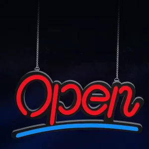 LED Light Sign Luminous Injected Open Board Outdoor Indoor Coffee Shop Bar Mall Decorated