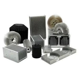 LED Lighting 6000 Series Aluminum Heat Sink Box Extrusion Profile 6063 Alloy Corrosion Resistant Enhanced Bending Cutting