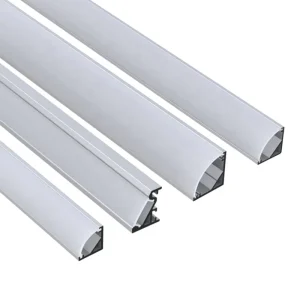 LED Linear Corner Light with PVC Cover Aluminum Profile Bending and Welding Services for Living Room Ceiling Decorations