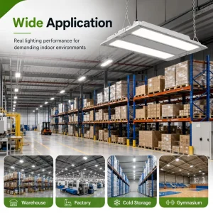 LED Linear High Bay 130lm W IP65 Smart Control Industrial Warehouse Lighting CE RoHS 5 Years