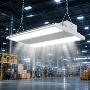 LED Linear High Bay Fixture 130LM/W 100W-320W 3CCT Selectable Sensor Optional Factory Lighting