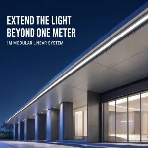 LED Linear Light 12W 4000K Neutral White Low Voltage IP65 Waterproof No Glare Aluminum PC Structure Villa Exterior Wall Lighting
