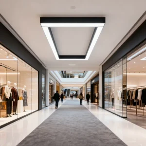 LED Linear Light 3 Year Warranty IP20 Rated Black White Ra80 50000 Hours Lifespan 120 Beam Angle Aluminum Body Lighting