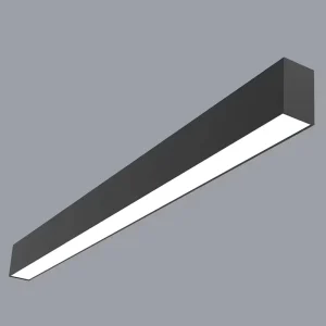 LED Linear Light 4000K Dali Dimmable 21W 1200mm IP40 60x75mm White Black Finish 150lm/W UGR<19 Modern Ra90 for Office Lighting