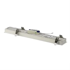 LED Linear Light 40W Seamless Splicing Aluminum Profile Ceiling Gypsum Recessed Ceiling 1200mm 0 10V 4000K for School Hospital