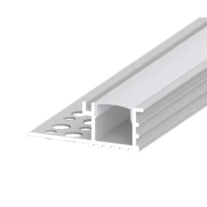 LED Linear Light Aluminum Alloy Channel 17mm X 7mm Edge Edged U Shaped Recessed Mounting Black Ceiling Mounted Fixture