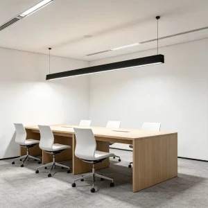 LED Linear Light Aluminum Profile Pendant Light for Office Hotel Commercial Indoor Lighting