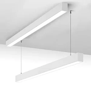 LED Linear Light Dimmable Suspension Light 3000K 4000K 5000K Color Changing Shop Seamless Connection Ceiling Lights