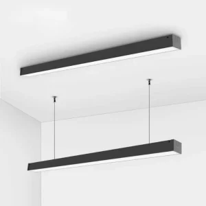 LED Linear Light High Lumen Aluminum Pendant Lamp for Office and Industrial Lighting
