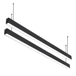 LED Linear Light Modern Aluminum Office Warehouse Decorative 3ft 4ft 5ft 8ft Pendant Light LED Recessed Linkable Linear Light