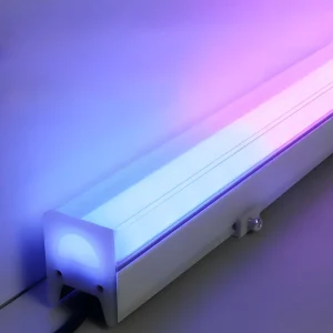 LED Linear Light Outdoor Waterproof IP66 Dual PC512RGBW Colorful Running Digital Tube Guardrail Wall Washer Light DMX512