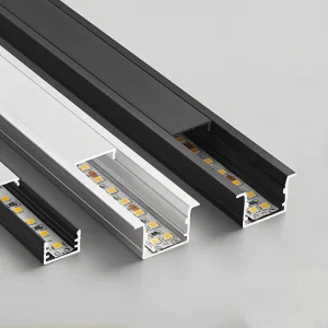 LED Linear Light Strip Aluminum Alloy Concealed IP20 Slot Bar Shaped Embedded Line Light