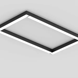 LED Linear Light White Black 0.6m 2m IP20 3 Year Warranty Ra80 50000 Hours Lifespan 120 Beam Angle for Shopping Malls