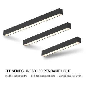 LED Linear Pendant Light CCT Tunable DALI Dimmable Aluminum Office Ceiling Light Fixture