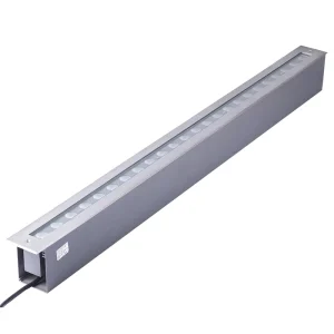 LED Linear Recessed Garden Ground Light with RGB IP67 Remote Control Stainless Steel