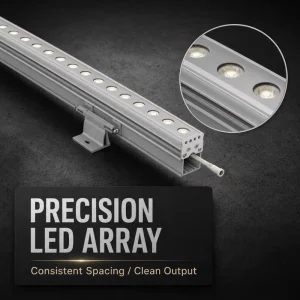 LED Linear Wall Washer IP65 Waterproof Uniform Light Output for Large Building & Tourism Complex Project Facade Lighting