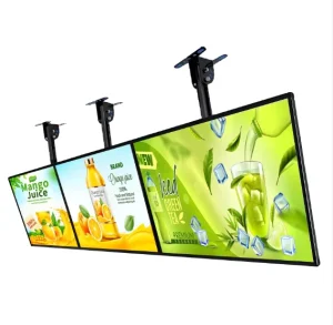 LED Menu Board Illuminated Ultra Slim Aluminum Alloy Advertising Light Box for Restaurant Signage with Hanging Display