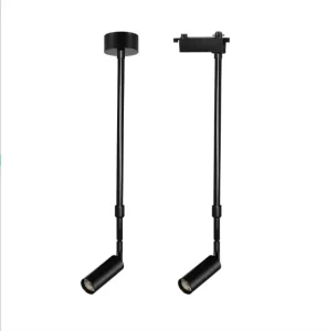 LED Mini Portable Movable Commercial Track Light With Long Iron Pole Adjustable Lighting Table Focus Solution 5w 7w
