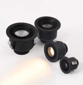 LED Mini Spotlight Universal Adjustable Angle Glare Free 15 Degree Beam Mounting Hole 30mm 40mm 50mm