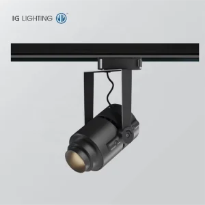 LED Museum Track Light Zoomable Magnetic Rail 20W Dimmable Camera Track Light COB Commercial Gallery LED Track Lighting
