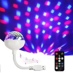LED Mushroom Lamp USB Sound Activated Room Decor Night Light for Home Holiday Party