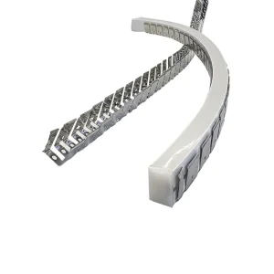 LED Neon Flex Light 6x12mm 8x16mm Holder Stainless Steel Bendable and Cuttable Aluminum Led Profile for Led Linear Lighting