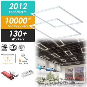 LED OEM Slim Recessed Panel Light Linear Ceiling Fixture Office Commercial Conference Modern Project Factory