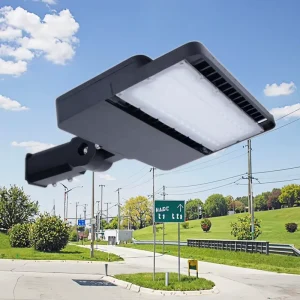 LED Outdoor Aluminum Alloy 100 300W IP65 Shoebox Flood & Street Lights For Road Use With AC Power Supply