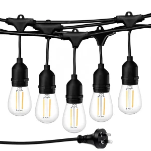 LED Outdoor String Lights AU Plug Vintage Festoon Lights for Backyard Balcony Cafe Wedding Xmas Garden Outdoor Decoration