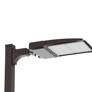 LED Parking Lot Light Commercial Outdoor Area Lighting with Dusk to Dawn Photocell Super Bright 5000K ETL Slipfitter Mount