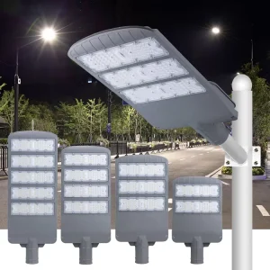 LED Parking Lot Light Shoebox Pole Flood Lights Slip Fit Mount IP65 Outdoor Street Lamp Court Commercial Lighting AC100-277V