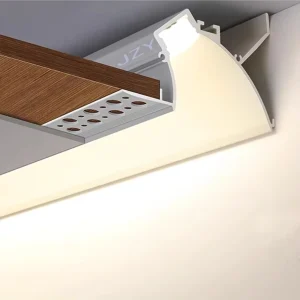 LED Profile Light for Living Room Suspended Linear Lamp Reflective Wall Washing Feature for Corridor Study Main Light Return