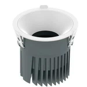 LED Recessed COB Spotlight for Hotels Home Commercial Use 75mm Cutout Deep Design Anti Glare Ceiling Light 30W CRI 90