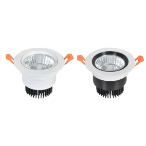 LED Recessed Ceiling Spotlight Aluminum High CRI 90 Three Color Dimming for Clothing Stores Hotel Living Rooms No Main Light
