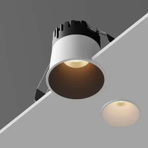 LED Recessed Downlight Black Modern Spotlight Indoor Anti-glare CRI90 Aluminum Ceiling Light Dimmable 3-Year Warranty for Living