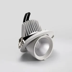 LED Recessed High Brightness Angle Adjustable Commercial Indoor Lighting COB Spotlight Modern IP54
