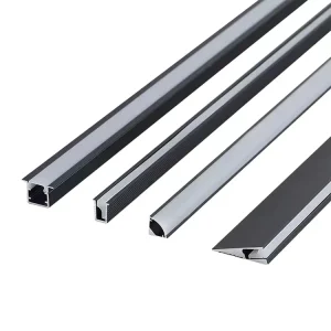 LED Recessed Linear Light Sensor Surface Mounted Shelf Slot Free Display Cabinet Kitchen Strip Light 3000K-6000K Color Temp