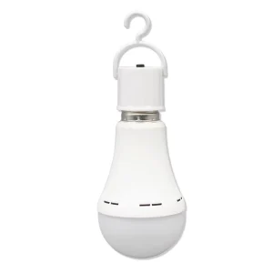 LED Rechargeable Emergency Bulb 7W 100 240V 700LM IP20 3 Gear Emergency Dimming Modes with 1500mAh Battery Light for Camping