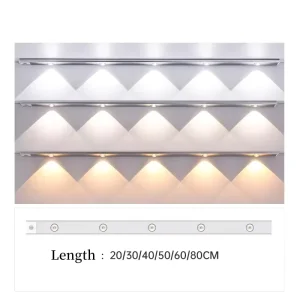 LED Rechargeable Human Body Sensing Light Hill Ripple Atmosphere Light Cabinet Light
