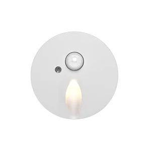 LED Sensor Step Light with PIR Motion Sensor IP65 Recessed Stair Wall Light for Indoor Outdoor Pathway Lighting