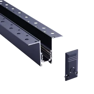 LED Showcase Shelf Magnetic Track Light System Power Aluminum Track Rail Commercial Decor