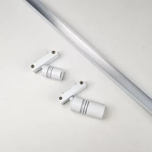 LED Side Light DC12 2W Jewelry Cabinet Mini LED Track Light for Wooden Glass Cabinet Shelf