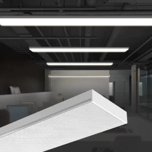 LED Slim Batten Light 200MM Industrial IP20 with Magnetic Endcap Installation Dimmable High CRI 80/90