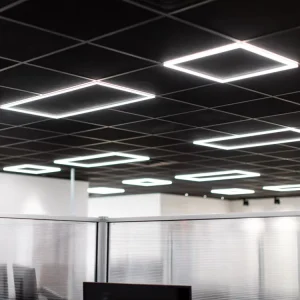 LED Slim Suspended Panel Light Linear Ceiling Recessed Fixture Office Commercial Conference Room OEM Supply