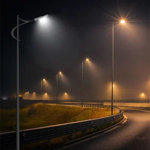 LED Smart Outdoor Aluminum IP65 Lighting Fixtures 50W 100W 150W Street Road Tunnel AC Power Supply